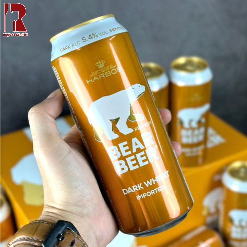 Bia Đức Gấu Bear Beer Dark Wheat nhập khẩu chính hãng