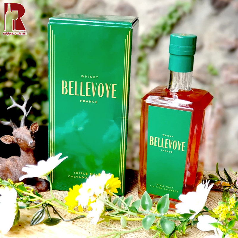 Bellevoye Green Blended Malt Whisky De France Finition Calvados
