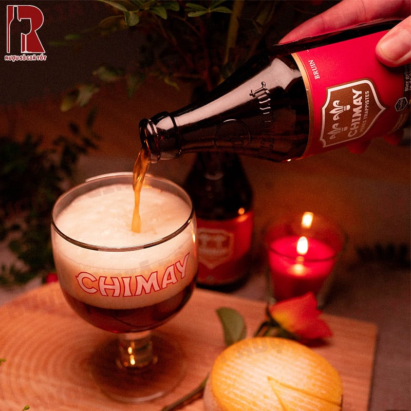 Hướng dẫn cách uống bia chimay đỏ