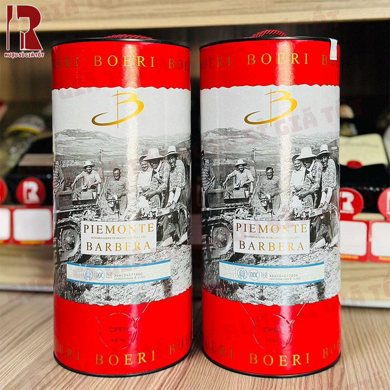 Rượu vang Boeri Piemonte Barbera với các tầng hương phong phú