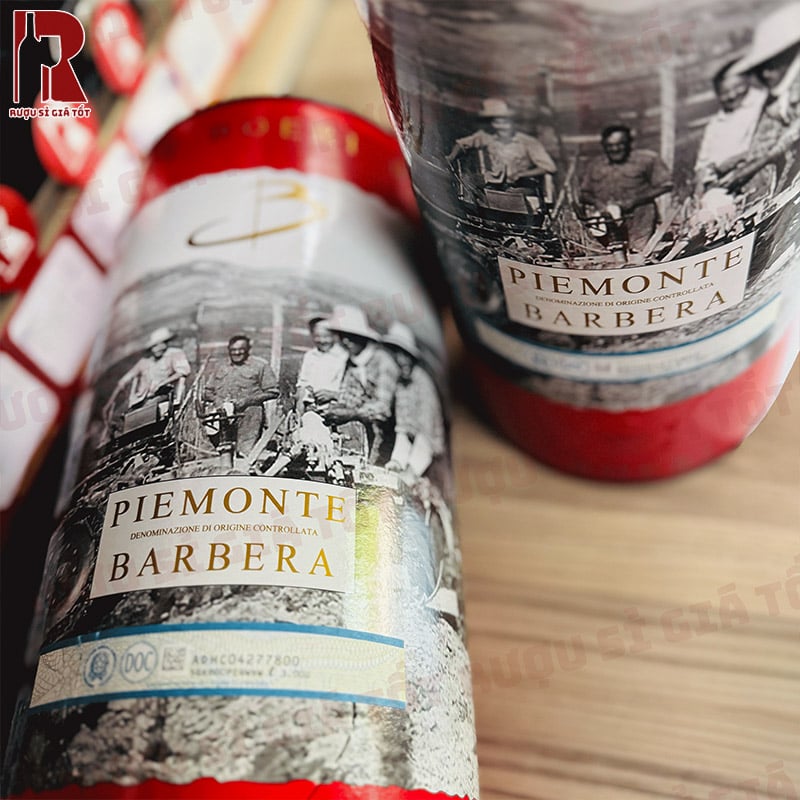 Rượu vang Boeri Piemonte Barbera phù hợp cho nhiều món ăn