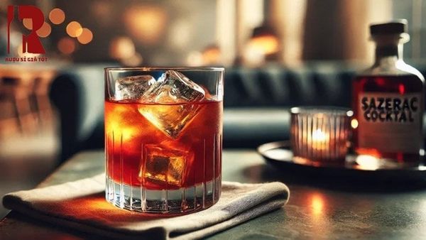 Cách pha cocktail Sazerac Rye cocktail từ rượu whisky đúng chuẩn