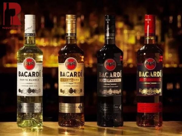 Nhắc đến các loại rượu tây không thể bỏ qua thương hiệu rum Bacardi