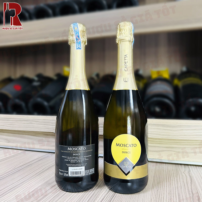 Capetta Moscato Spumante là lựa chọn lý tưởng cho những buổi tiệc nhẹ hoặc các buổi gặp gỡ thân mật