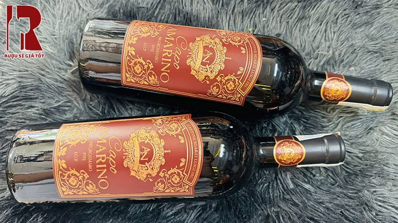 Rượu vang Ý Capo Amarino Negroamaro nhập khẩu chính hãng