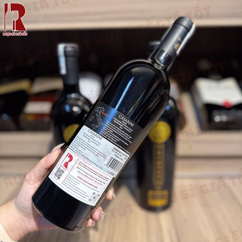Hương vị vang Ý Casarini Negroamaro Sangiovese