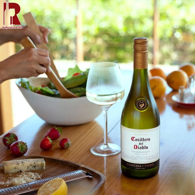 Rượu vang trắng Casillero Del Diablo Reserva Chardonnay