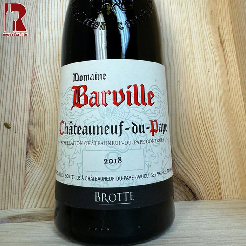 Quy trình sản xuất phức tạp của Chateauneuf Du Pape Domaine Barville giúp các chai vang này giữ vững chất lượng