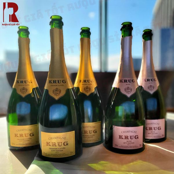 Rượu Champagne Krug Grande Cuvee khai tiệc