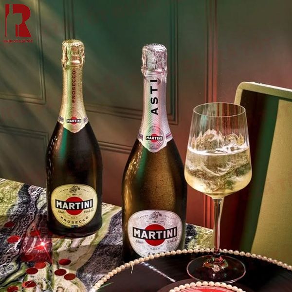 Rượu Champagne Martini Sparkling khai tiệc