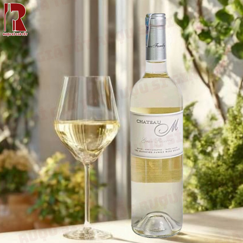 Château M Gran Reserva Sauvignon Blanc đem đến vị thanh mát, tròn đầy và tinh tế