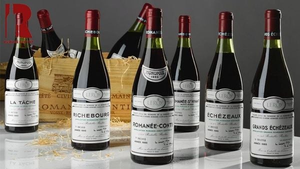 DRC Romanée-Conti đứng thứ 5 trong bảng xếp hạng rượu vang đắt nhất thế giới