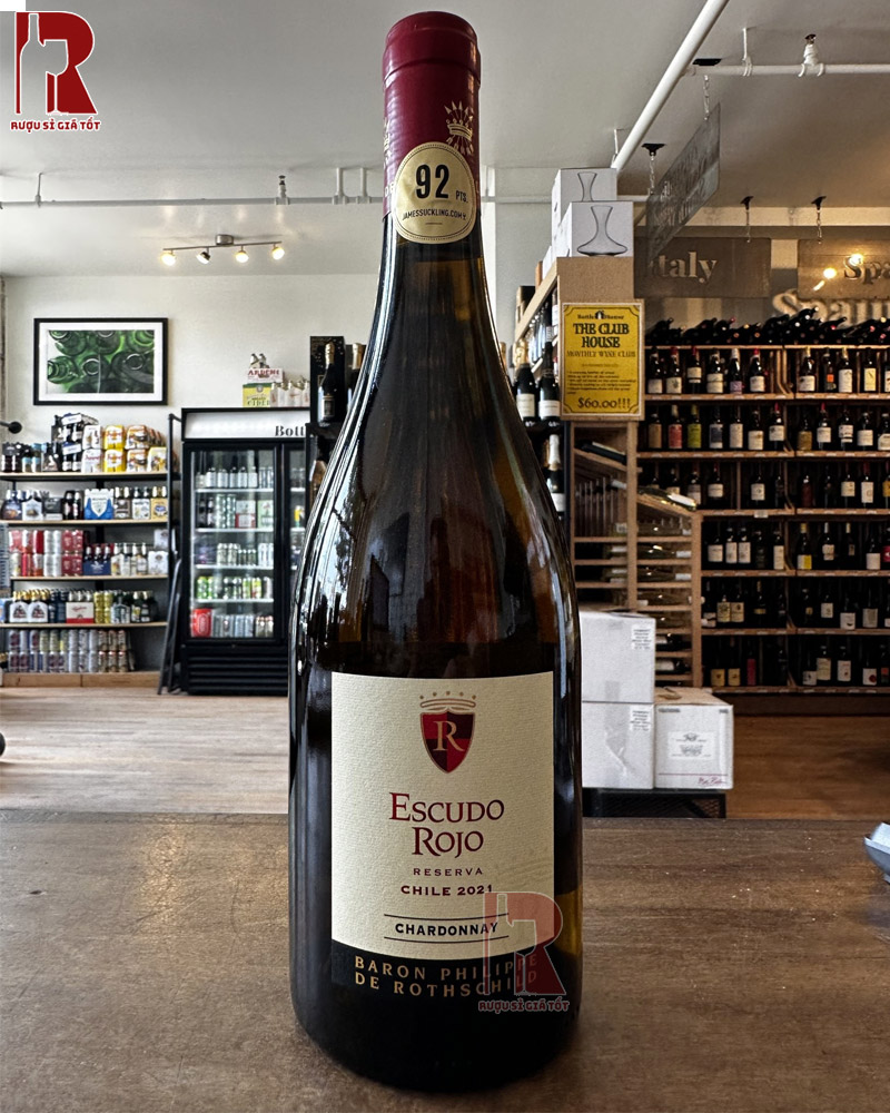 Escudo Rojo Reserva Chardonnay đem đến cấu trúc rượu mềm mại, nhẹ nhàng và vừa phải