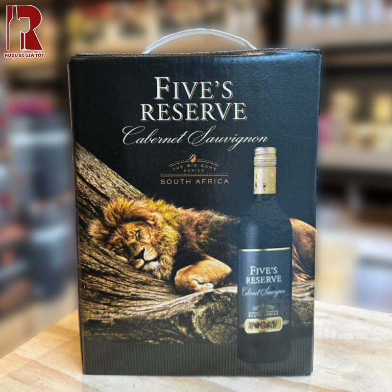 Rượu Vang Bịch Nam Phi Five Reserva Cabernet đem đến trải nghiệm độc đáo