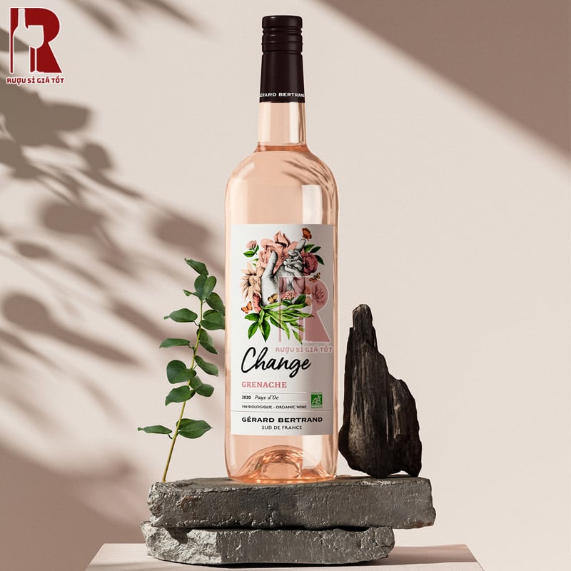 Rượu vang hồng Gerard Bertrand Change Grenache hoàn hảo để đi kèm với các món ăn ít gia vị
