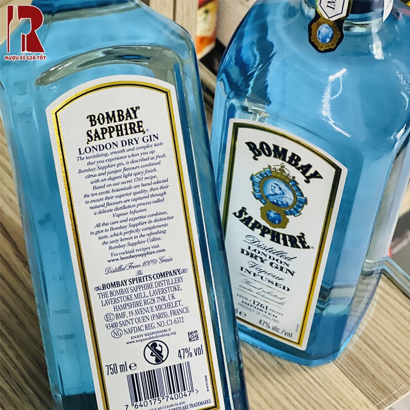 Bombay Sapphire bao nhiêu độ
