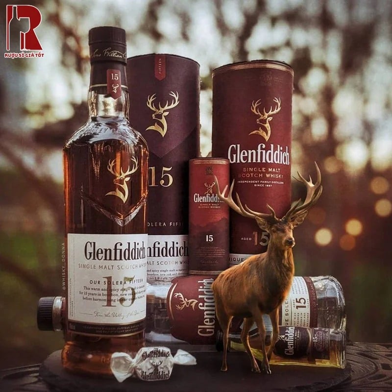 Rượu Glenfiddich 15 Năm là sự kết hợp giữa truyền thống và hiện đại