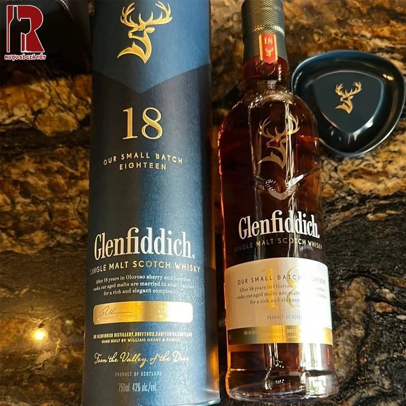Glenfiddich 18 năm đem đến trải nghiệm rượu mạnh tinh tế và đẳng cấp