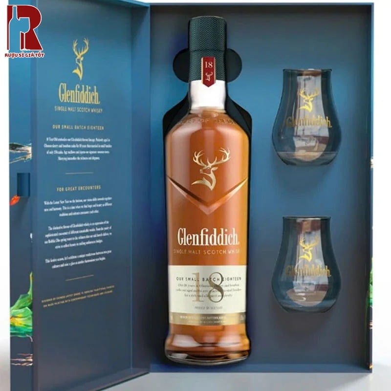 Rượu Glenfiddich 18 Hộp Quà Tết là một món quà tặng sang trọng và đẳng cấp