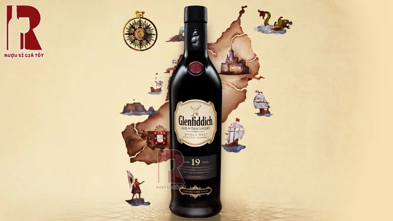 Rượu Glenfiddich 19 nên được dùng kèm ly tulip để rượu tập trung hương thơm dễ dàng