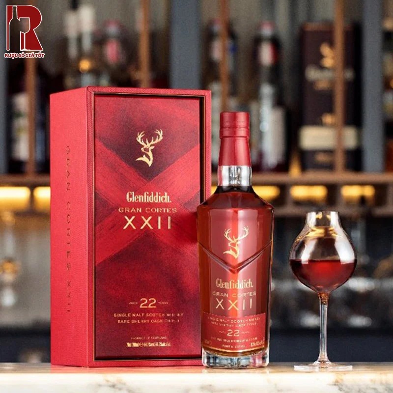 Rượu Glenfiddich 22 Gran Cortes XXII là chai rượu đặc biệt cho thị trường châu Á