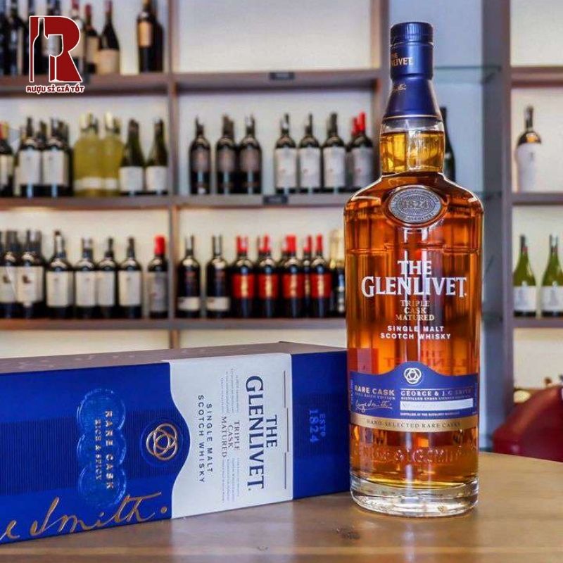 Glenlivet Triple Cask Matured Rare Cask được phối trộn bởi những bậc thầy đẳng cấp nhất