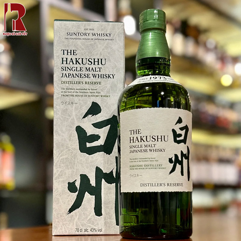 Giá rượu whisky Nhật Hakushu Distiller's Reserve bao nhiêu?