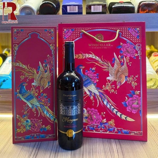 Hộp quà rượu vang giá rẻ dưới 200k Morgane Bordeaux
