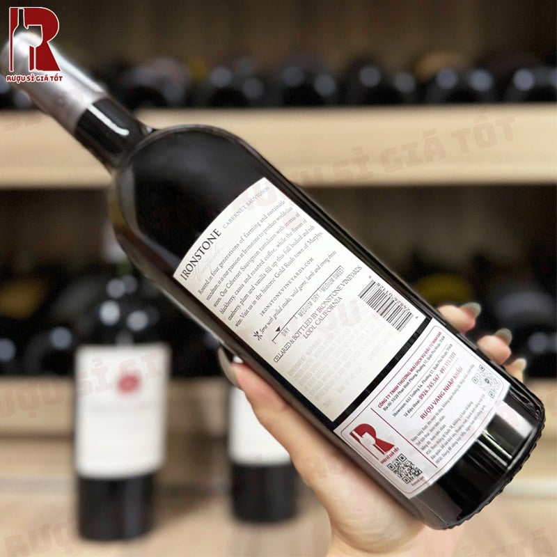 Khám Phá Hương Vị Đậm Đà Của Ironstone Lodi Cabernet Sauvignon