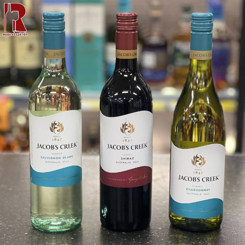 Giá các loại rượu vang Úc đỏ Jacob's Creek