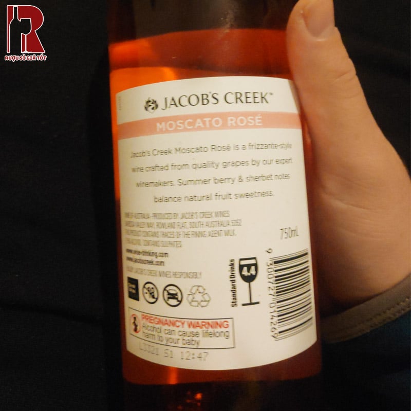 Mua Rượu Vang Úc Ngọt Jacob's Creek Moscato Rose giá rẻ