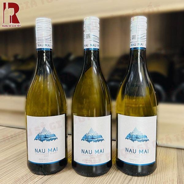 Ưu đãi rượu vang trắng mua 5 tặng 1 - Nau Mai Sauvignon Blanc