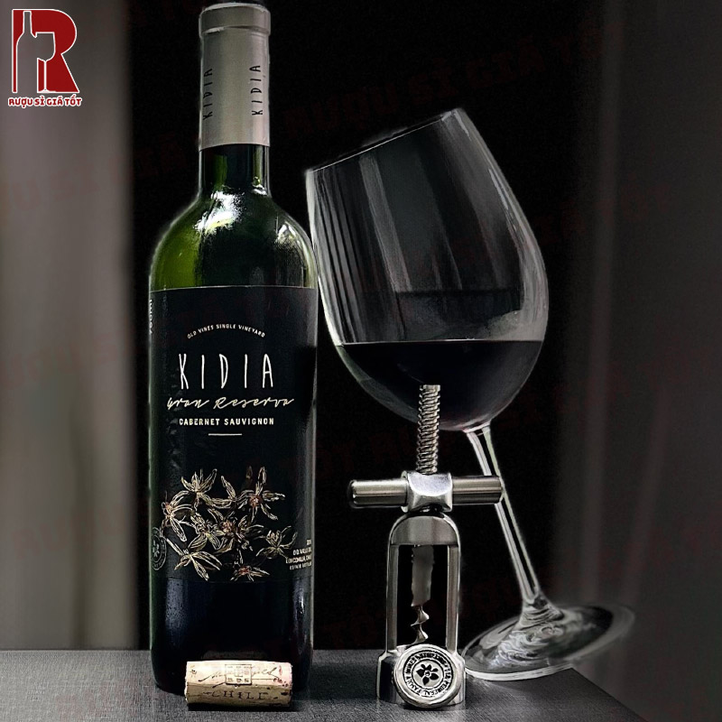 Rượu Vang Chile Đỏ Kidia Gran Reserva Cabernet Sauvignon đậm đà, sâu sắc, và tinh tế