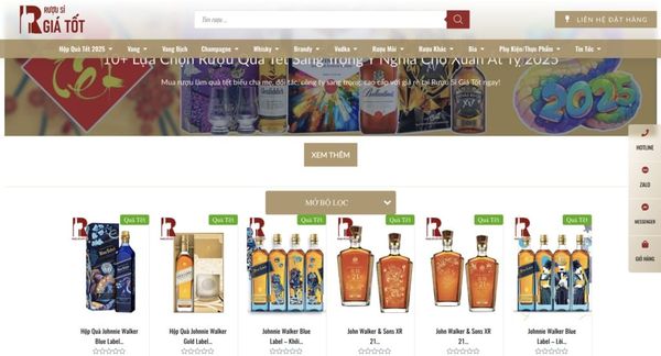 RUOUSI.VN là địa chỉ uy tín hàng đầu để mua rượu làm quà tết