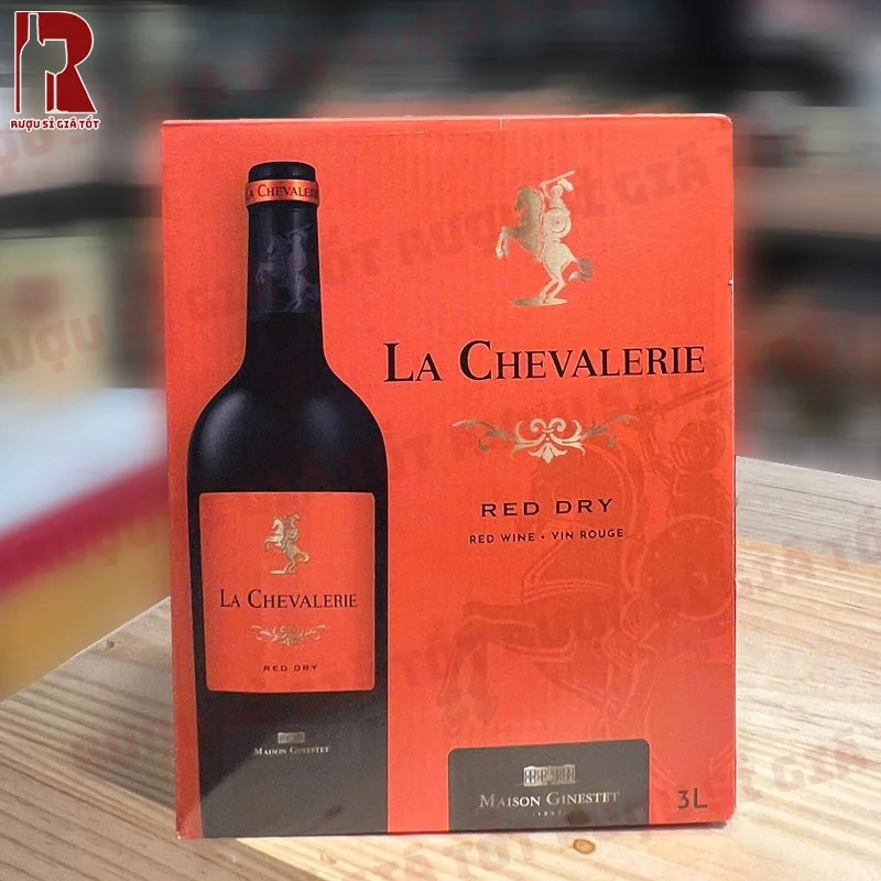 Vang bịch La Chevalerie tiện lợi, phù hợp cho đa dạng các buổi tiệc