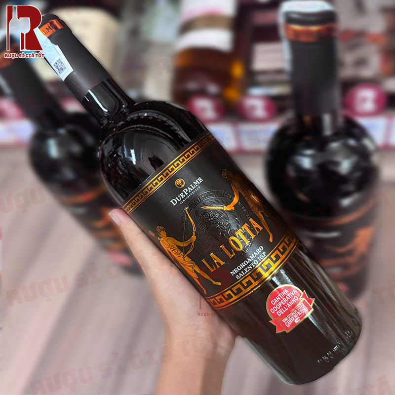 Mua vang Ý La Lotta Negroamaro giá rẻ tại TPHCM