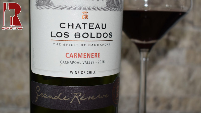 Rượu Chateau Los Boldos Grande Reserve Carmenere đại diện hoàn hảo từ Chile