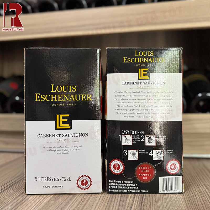 Mô tả hương vị vang Louis Eschenauer chính hãng