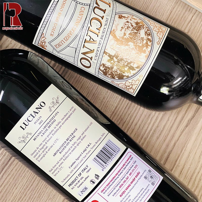 Uống Luciano Rosso Semi Dolce Puglia Như Thế Nào?