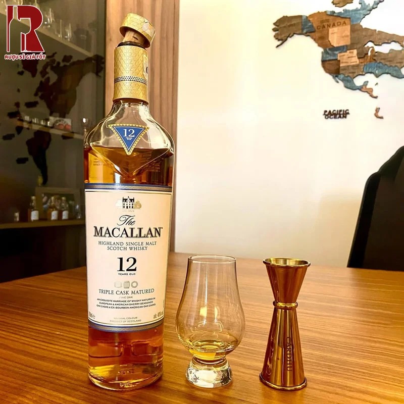 Rượu Macallan 12 Triple Cask sẽ là trải nghiệm rượu đa tầng, phức hợp và phong phú
