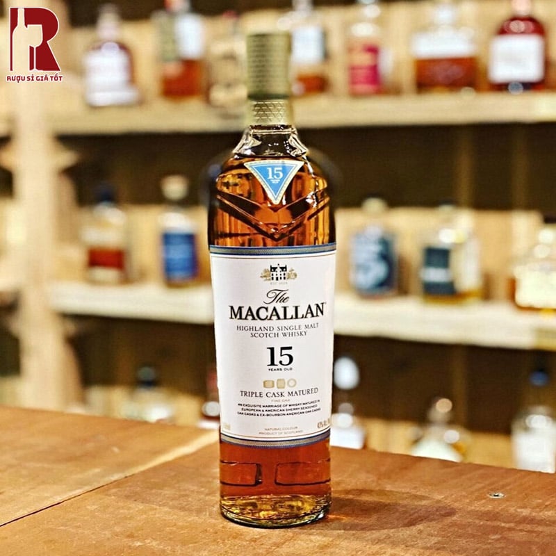 Rượu Macallan 15 Năm Triple Cask giá rẻ nhất hiện nay