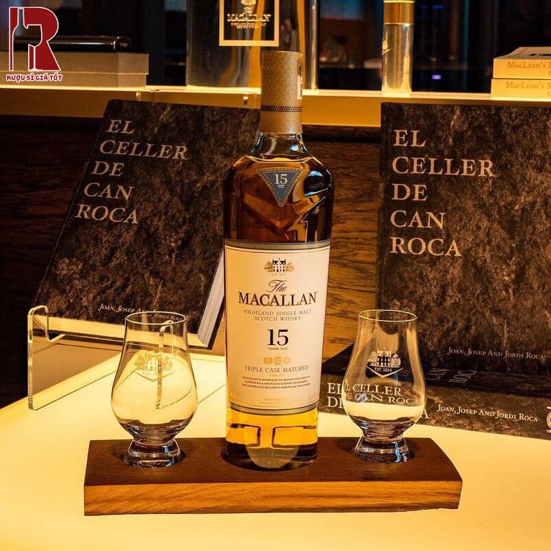 Rượu Macallan 15 Năm Triple Cask nhập khẩu chính hãng