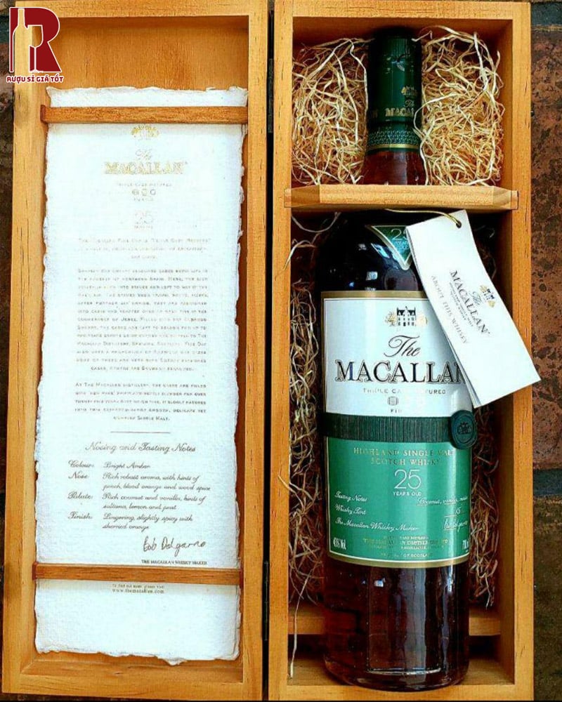 Rượu Macallan 25 Năm Fine Oak giá rẻ nhất thị trường