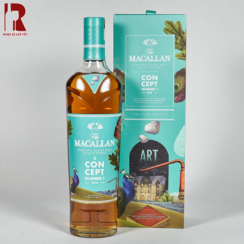 Macallan Concept Number 1 đem đến hương vị độc đáo và khác biệt