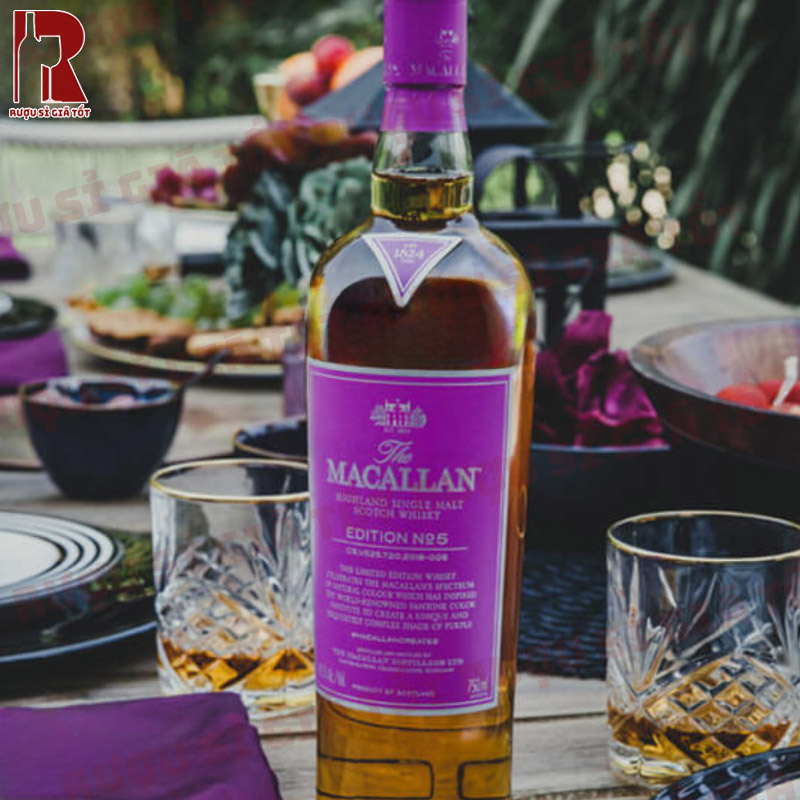 Cách uống rượu whisky Macallan Edition No 5