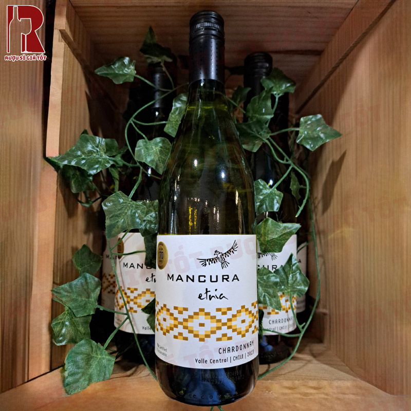 Chai Mancura Etnia Chardonnay được tạo ra nhằm tôn vinh vẻ đẹp thuần khiết của thiên nhiên Chile