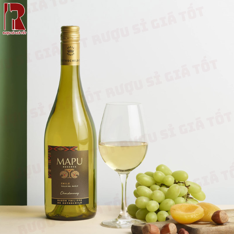 Mapu Reserva Chardonnay sở hữu hương vị nhẹ nhàng, phù hợp với những ai vừa bắt đầu tập uống vang