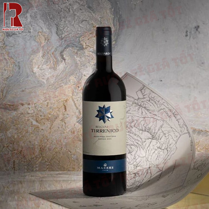 Mua rượu vang Mazzei Belguardo Tirrenico Maremma Toscana Rosso DOC nhập khẩu Ý