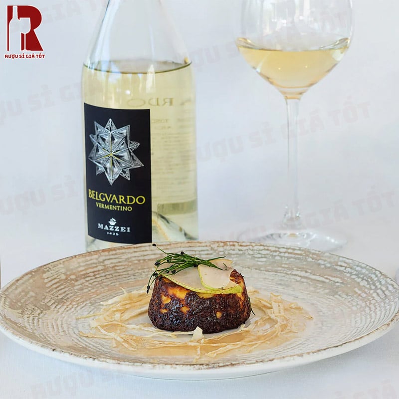 Uống vang trắng Mazzei Belguardo Vermentino với món ăn gì?