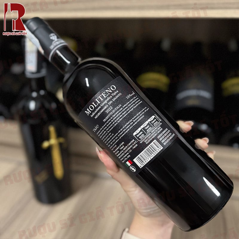 Vang Kiếm Vàng - Moliteno Negroamaro giá bao nhiêu